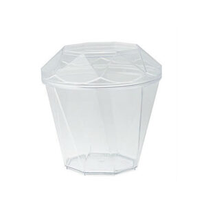 Copo Diamante Com Tampa